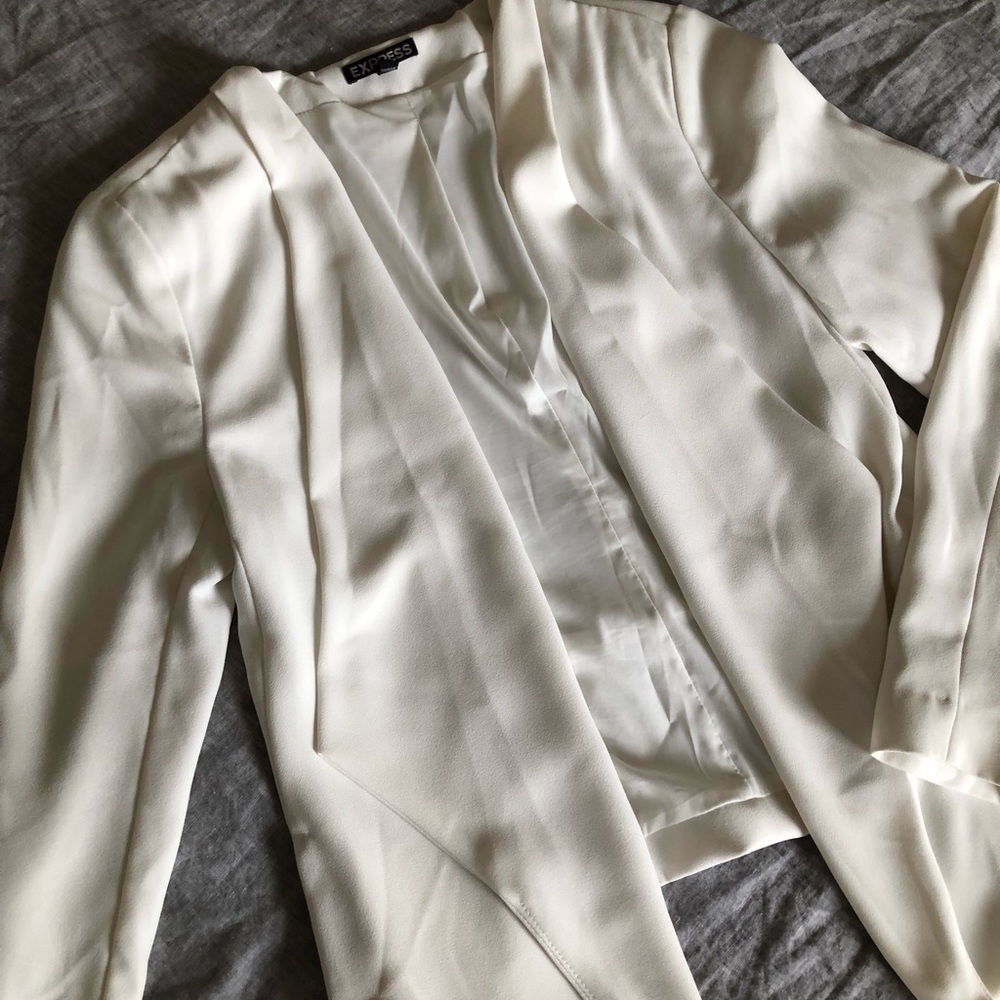 Express flowy work event blazer